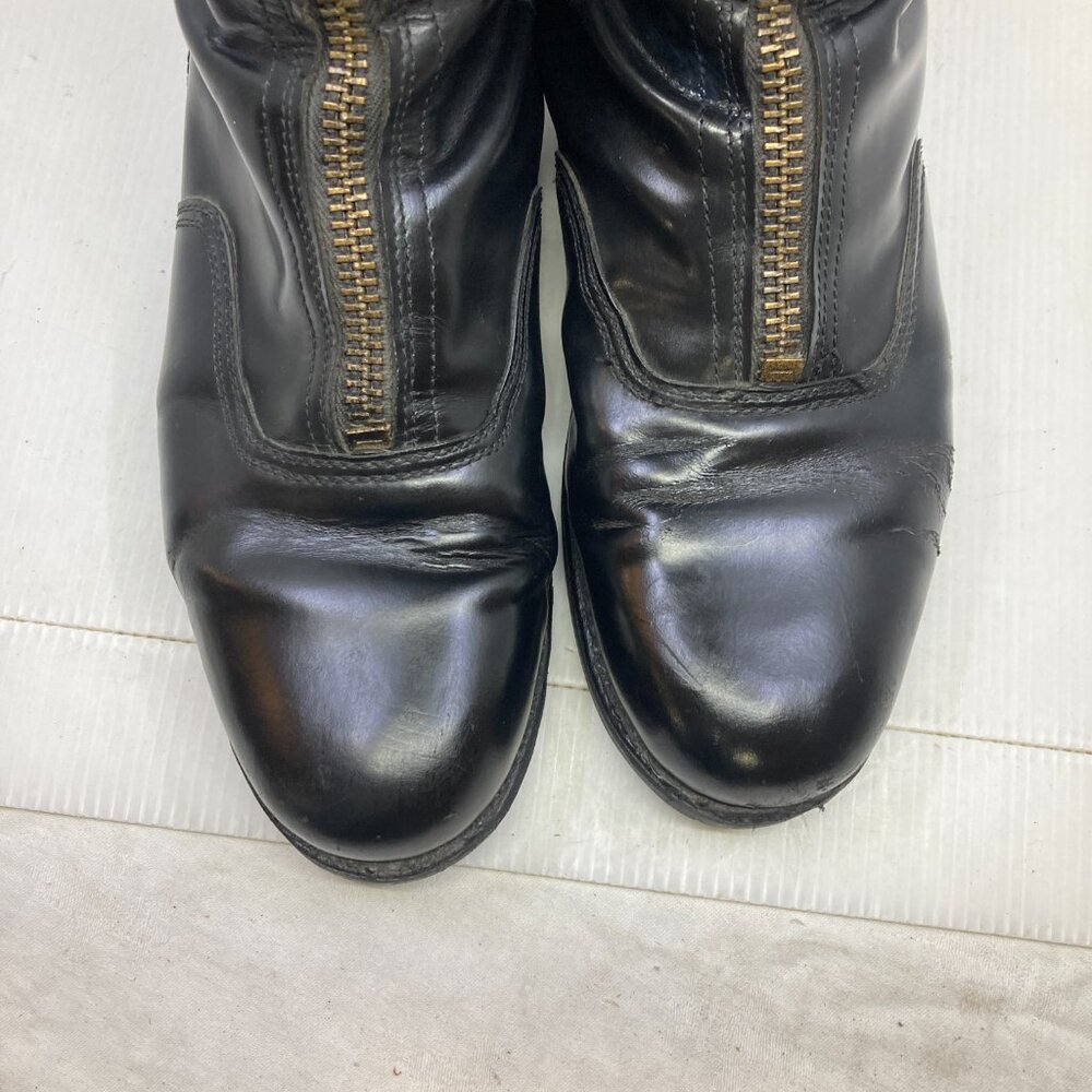 Vtg '70 police biker motorcycle military uniform mens boots sz 8.5 gay interest - Picture 7 of 11